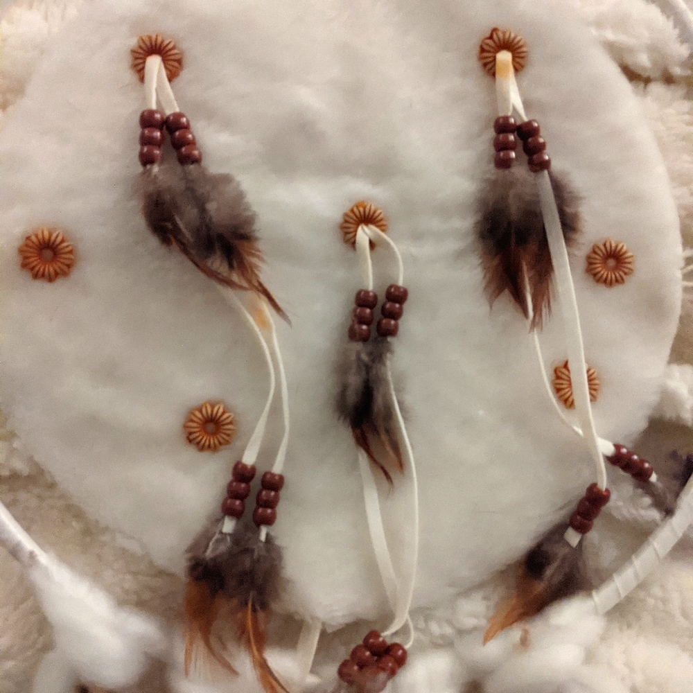 All white dream catcher